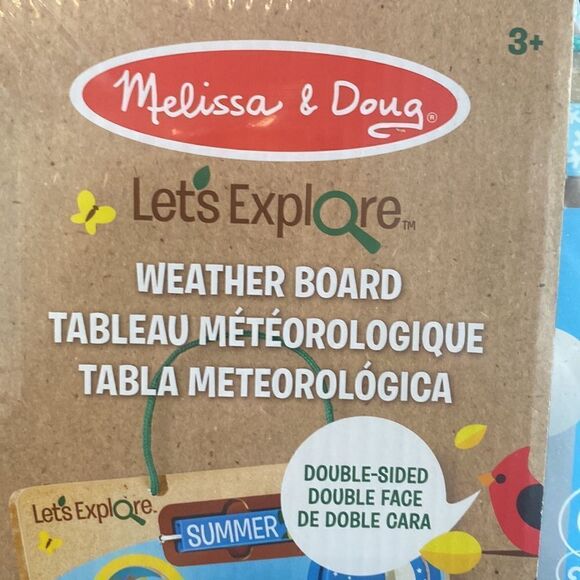 Kids Melissa & Doug Let’s Explore Weather Board 3+ BRAND NEW in Packaging - Picture 4 of 6